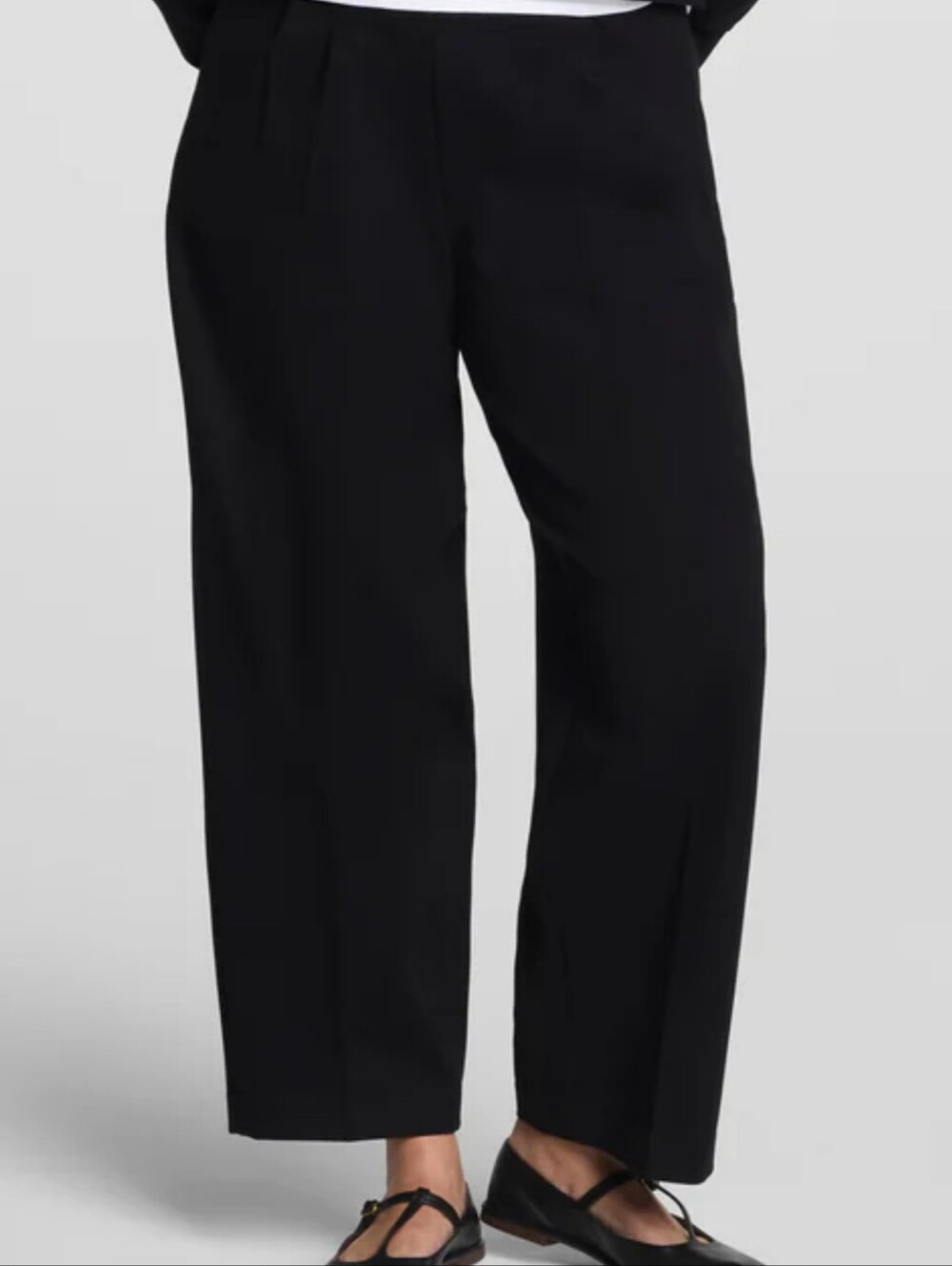 SPANX Black Ponte Pleated TaperedPants